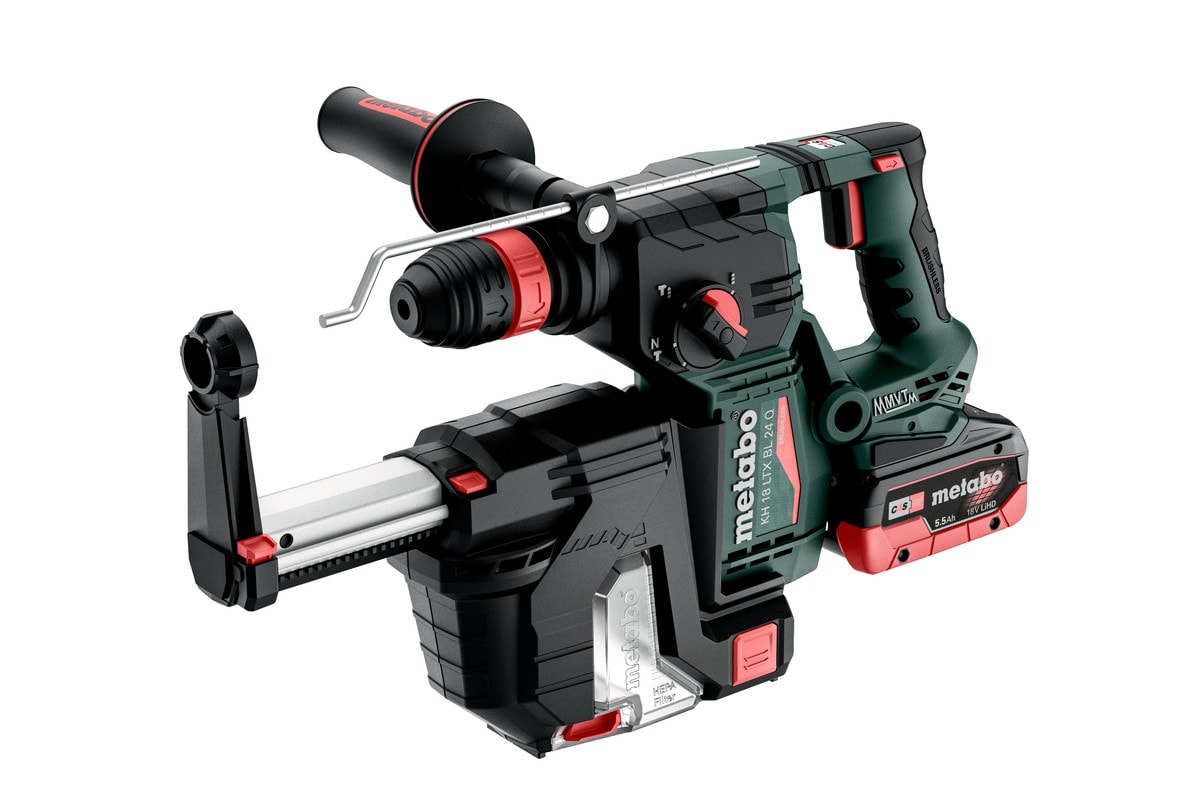 Metabo Borrhammare KH 18 LTX BL 24 Q Set ISA med 2x5,5Ah batterier & laddare