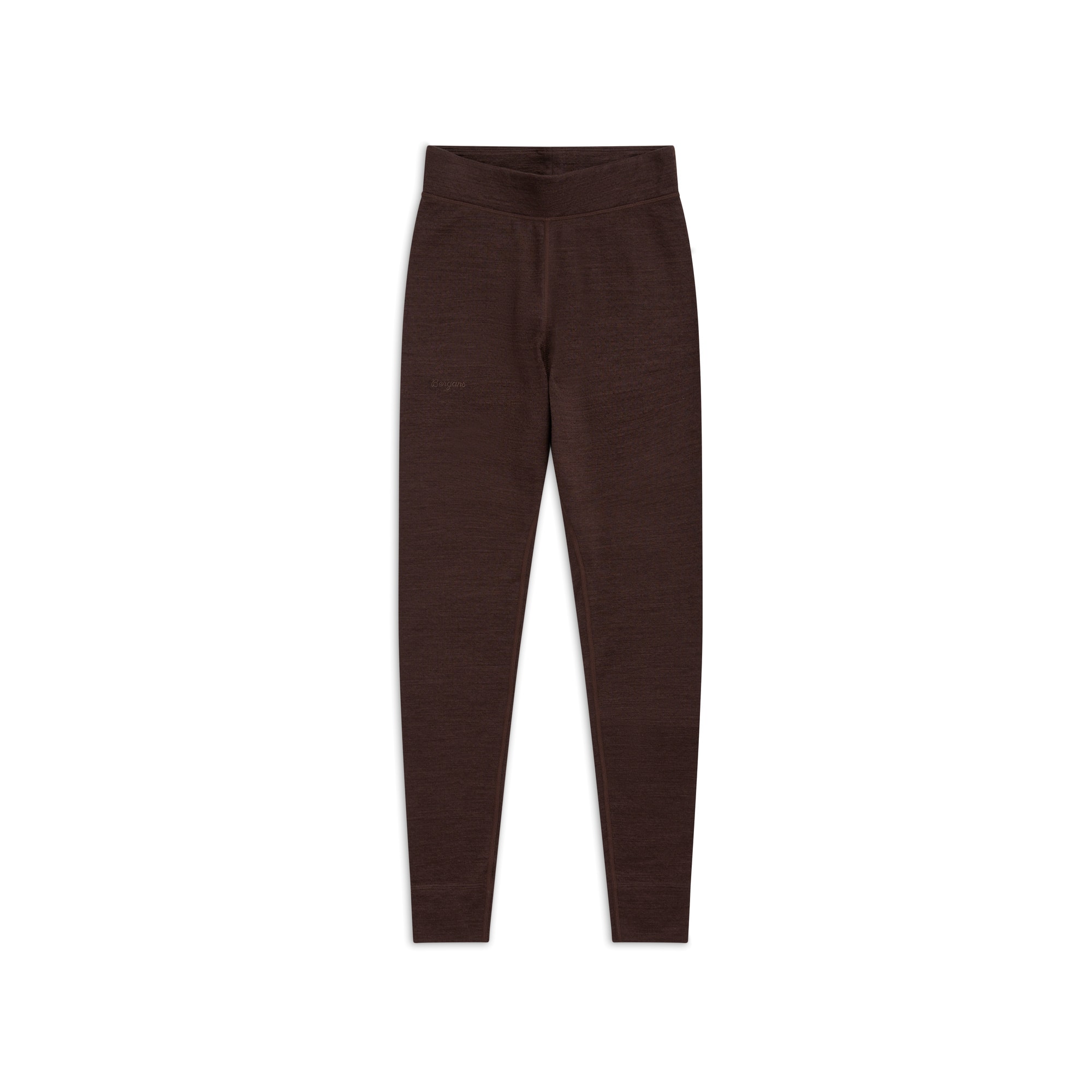 Bergans Inner:Dual Merino Ullstilongs Dame Dark Chocolate