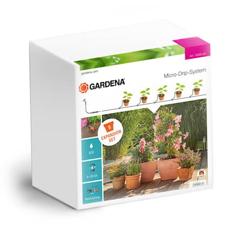 Gardena Påbyggnadspaket för Blomkrukor
