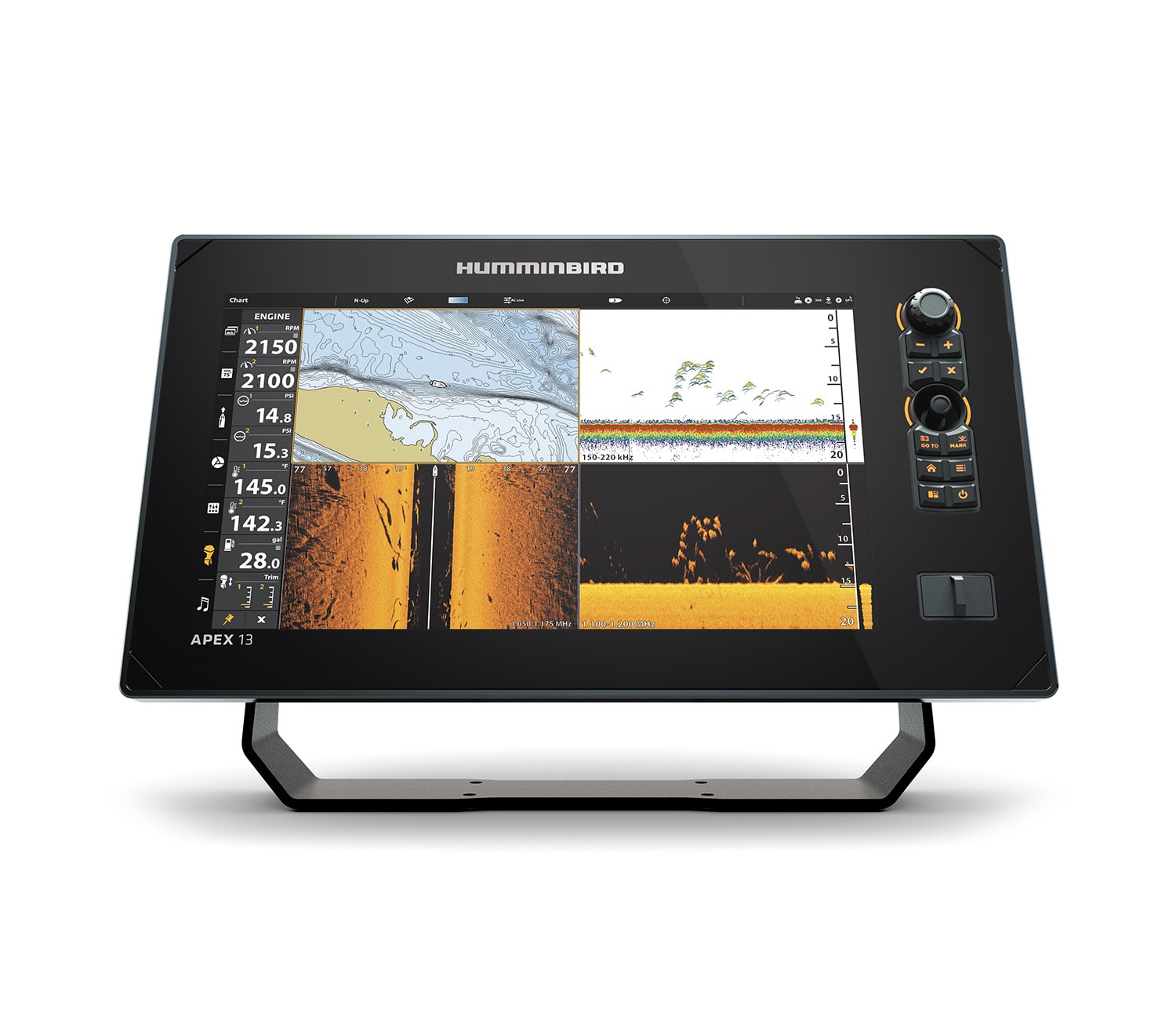 Humminbird APEX 13 MSI+ GPS CHO Utan givare