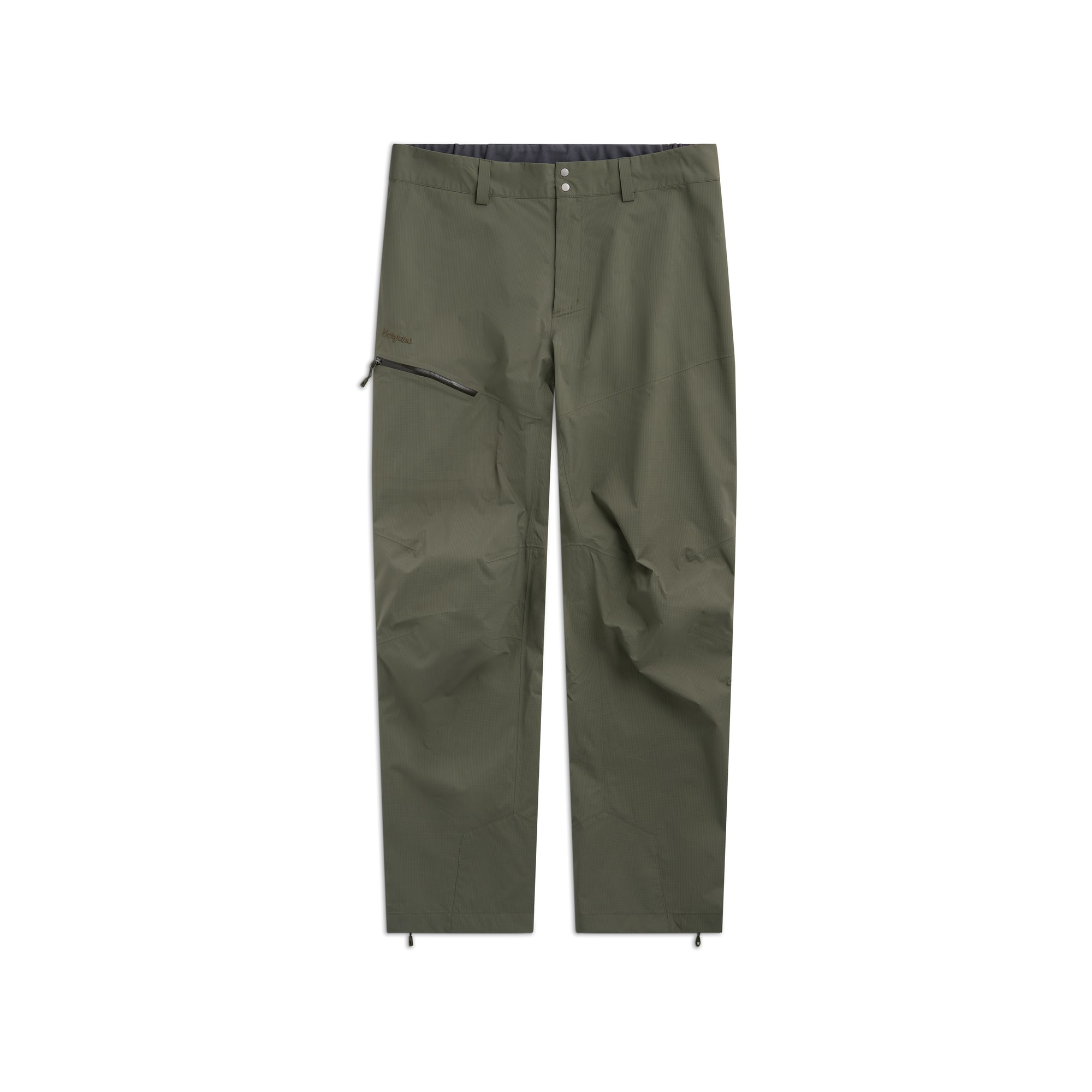 Bergans Hogna 2.5L Hardshellhose Green Mud