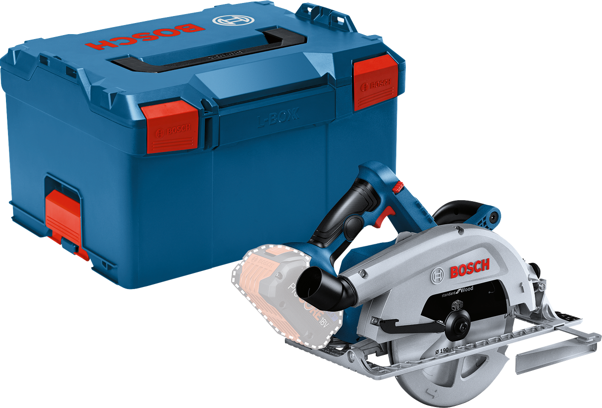 Bosch Cirkelsåg GKS 18V-68 utan batteri & laddare L-Boxx
