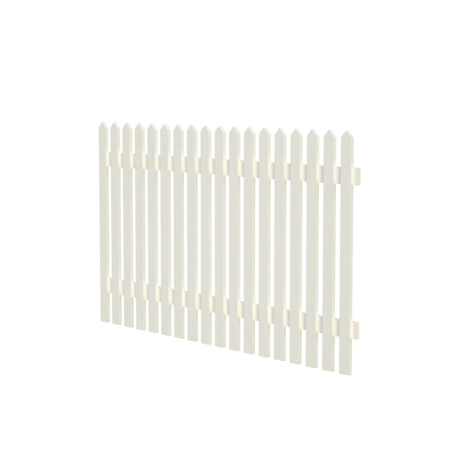 Palmako Staket Luise 10 180x100 cm Vit -