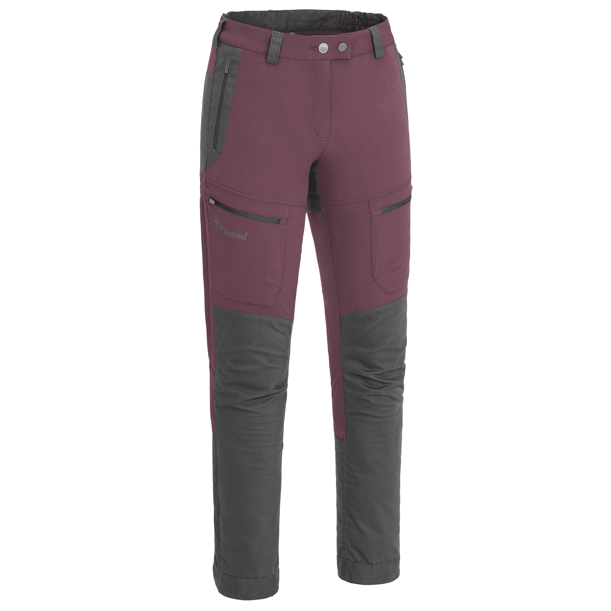 Pinewood Finnveden Hybrid Byxor Dam Plum/Dark Anthracite