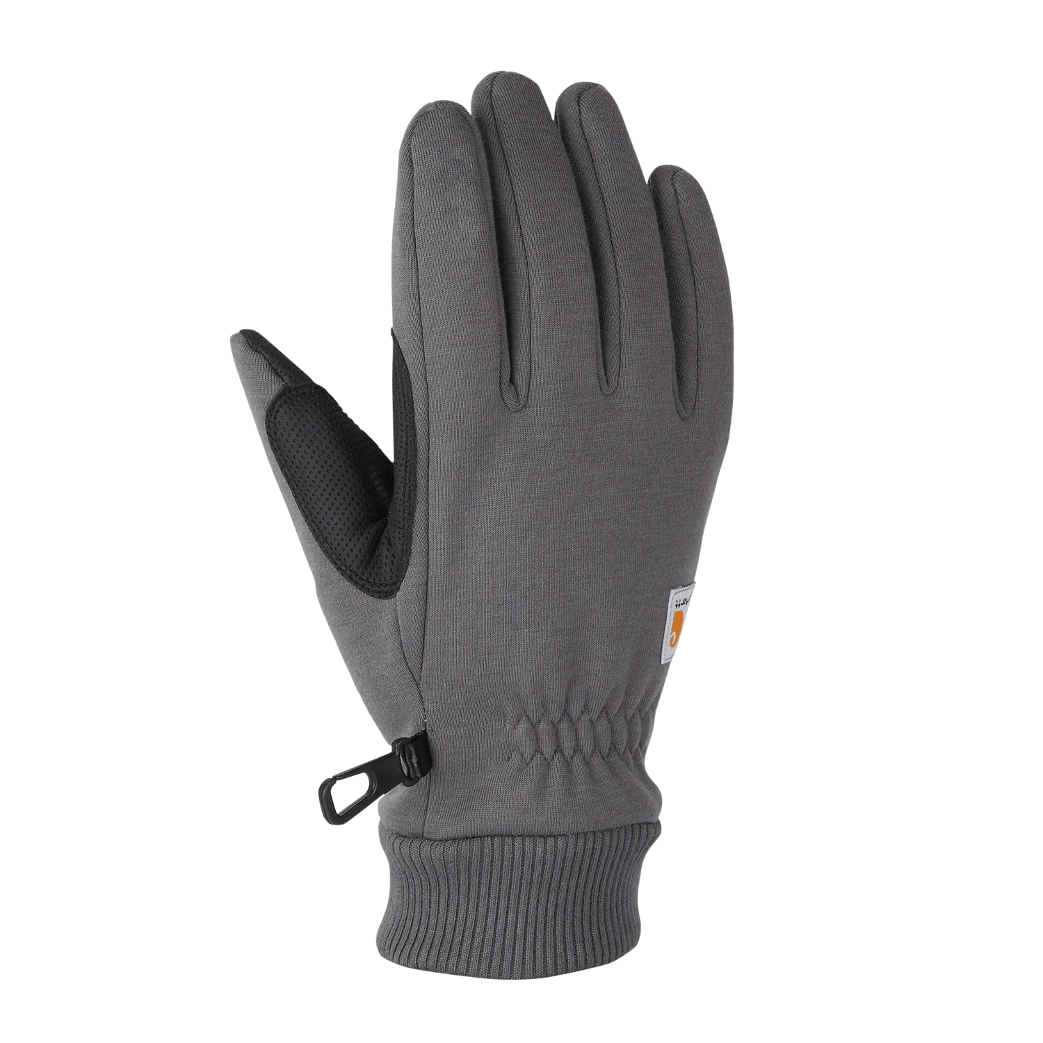 Carhartt Wind Fighter™ Thermal-Lined Fleece Touch-Sensitive Knit Cuff Glove Men Carbon Heather