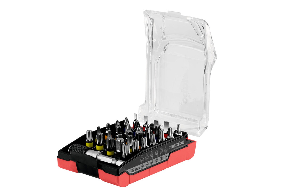 Metabo Akku-Bit-Box 32-teilig, Kunststoff-Box