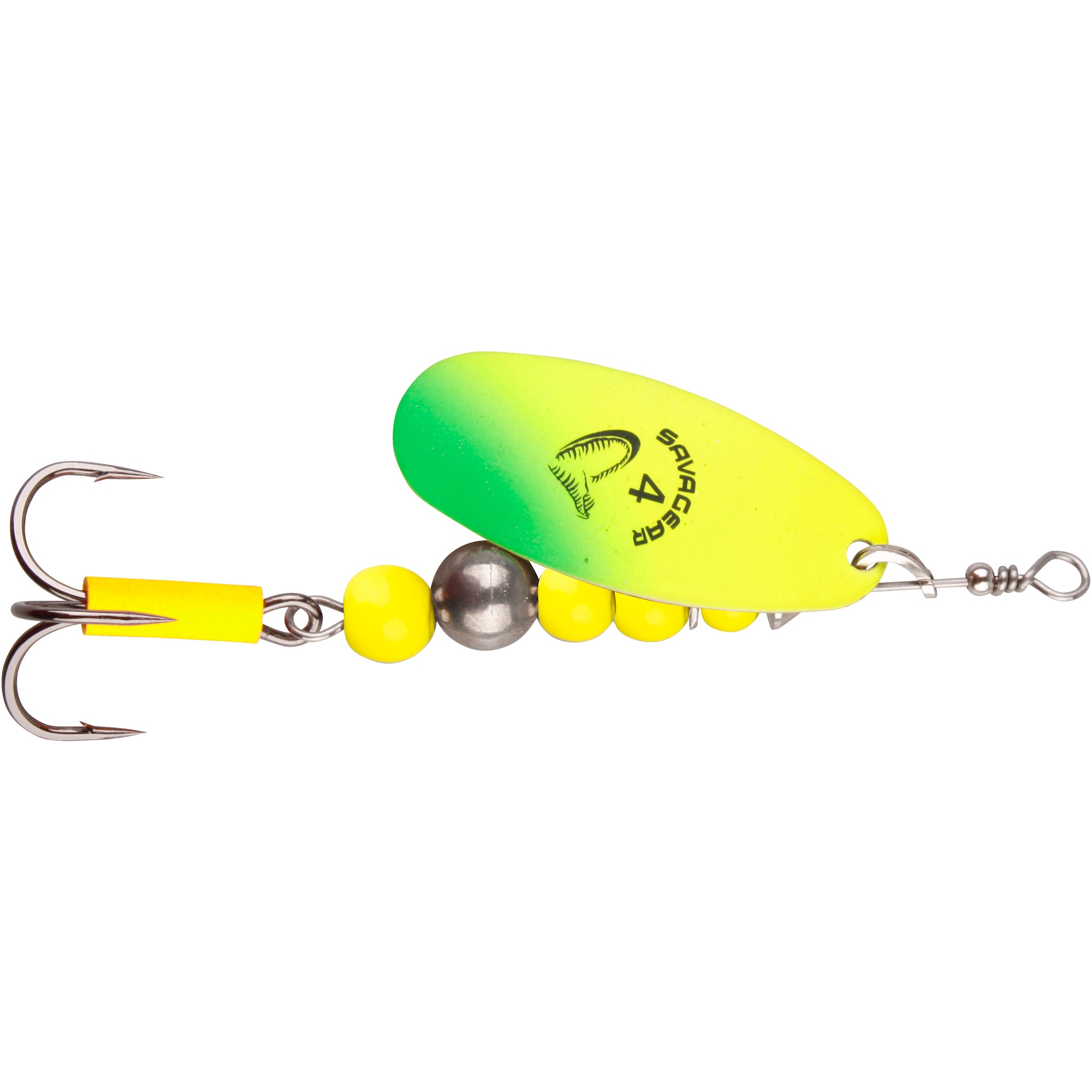 SG Caviar Spinner #4 18 g Yellow/Chartreuse -