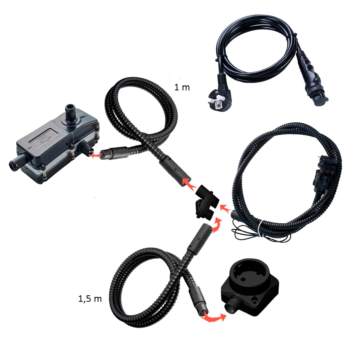 Motorwerk QTherm Pro Kit V2 Motorvärmare 1kW