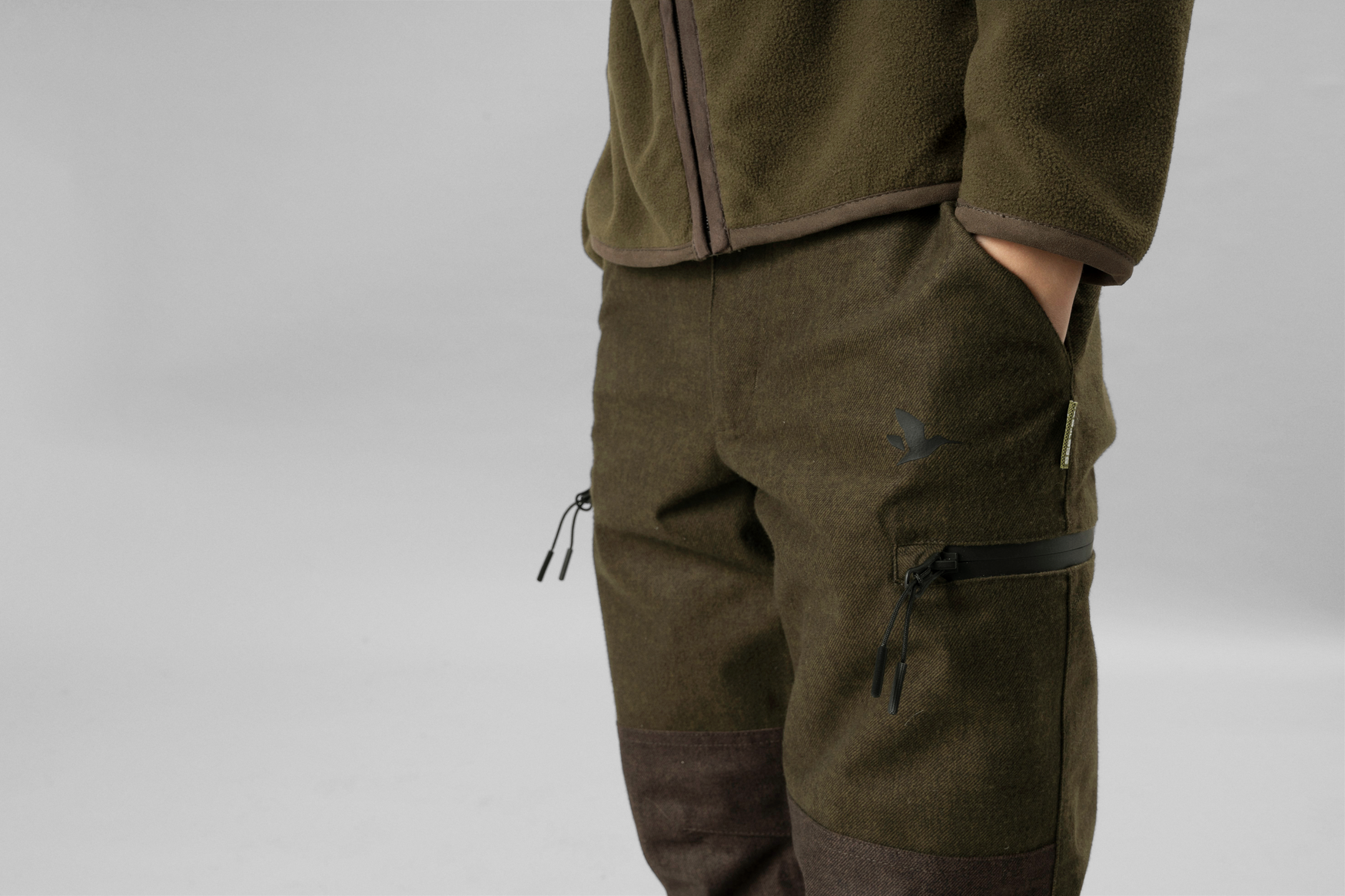 Seeland Avail Junior Byxor Pine green melange 2.jp