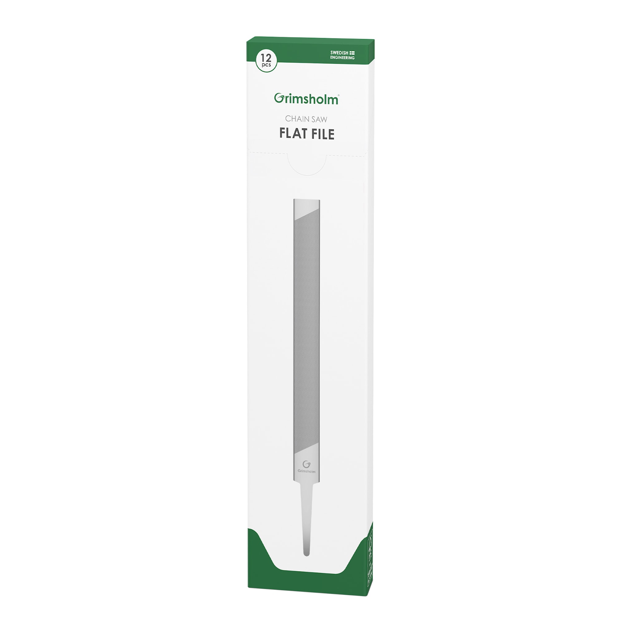 Grimsholm Flachfeile Premium Cut, 12 Stück