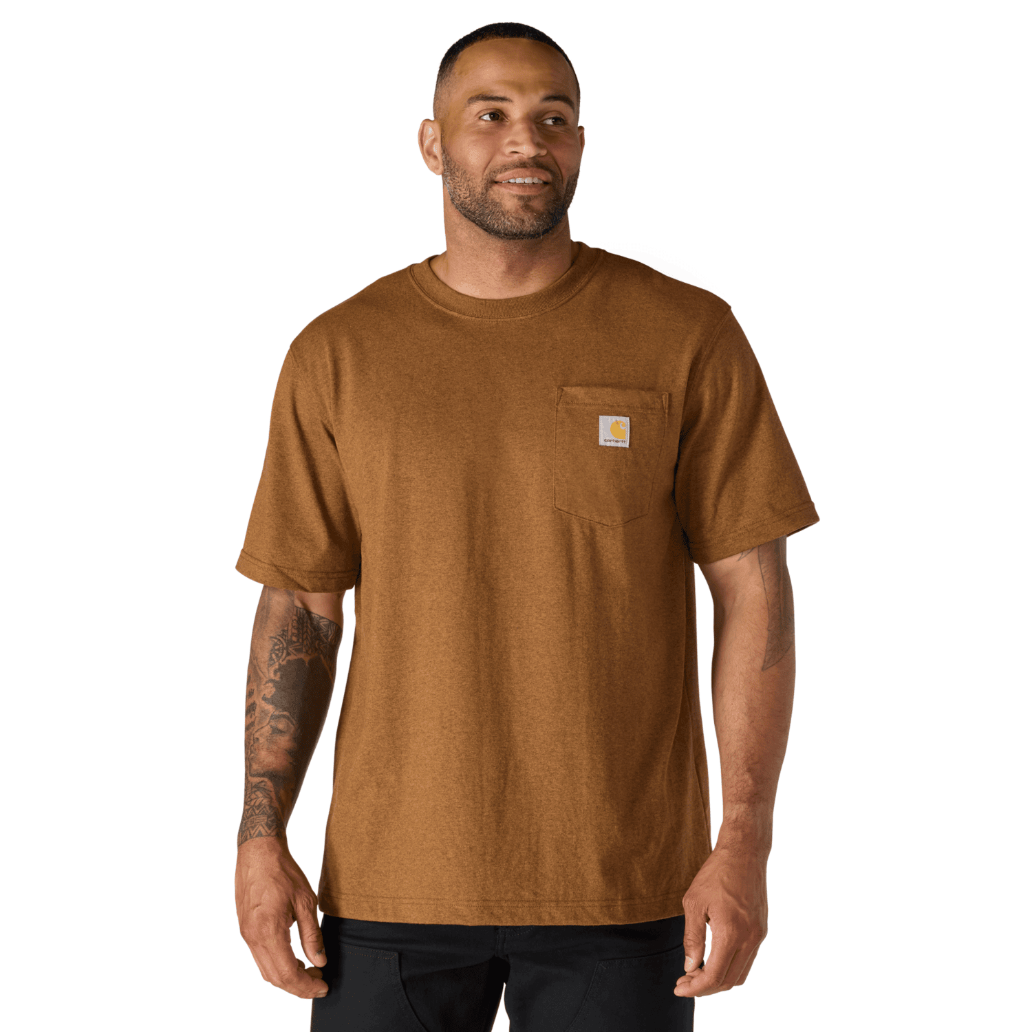 Carhartt Dearborn Relaxed Pocket T-Shirt Men Carhartt Brown