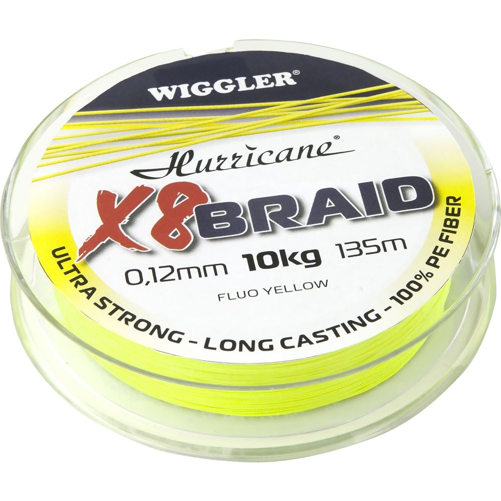 REA/Black Friday Hurricane X8 Braid 0,10 mm 135 m Yellow