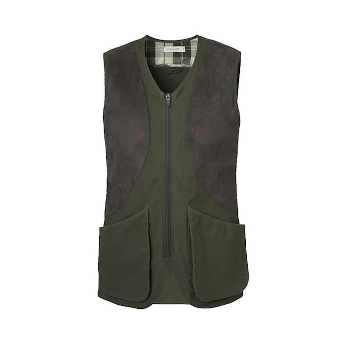 Chevalier Meadow Shooting Vest Women Pine Green