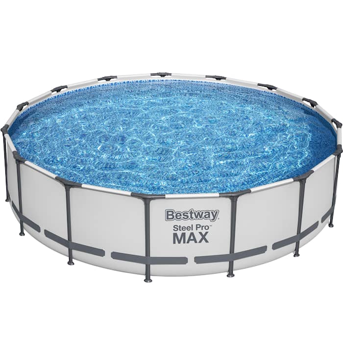 Bestway Rund Ovanmarkpool 4,57m, 1,07m djup Steel Pro MAX (56488)