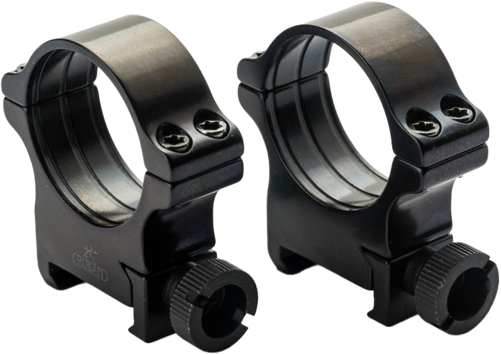 Rusan Stålringar för Weaver, 30 mm med tumskruv, höjd: 20 mm