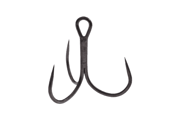 Owner STT-33MF Barbless Treble Hook, stl 1/0 5-pack