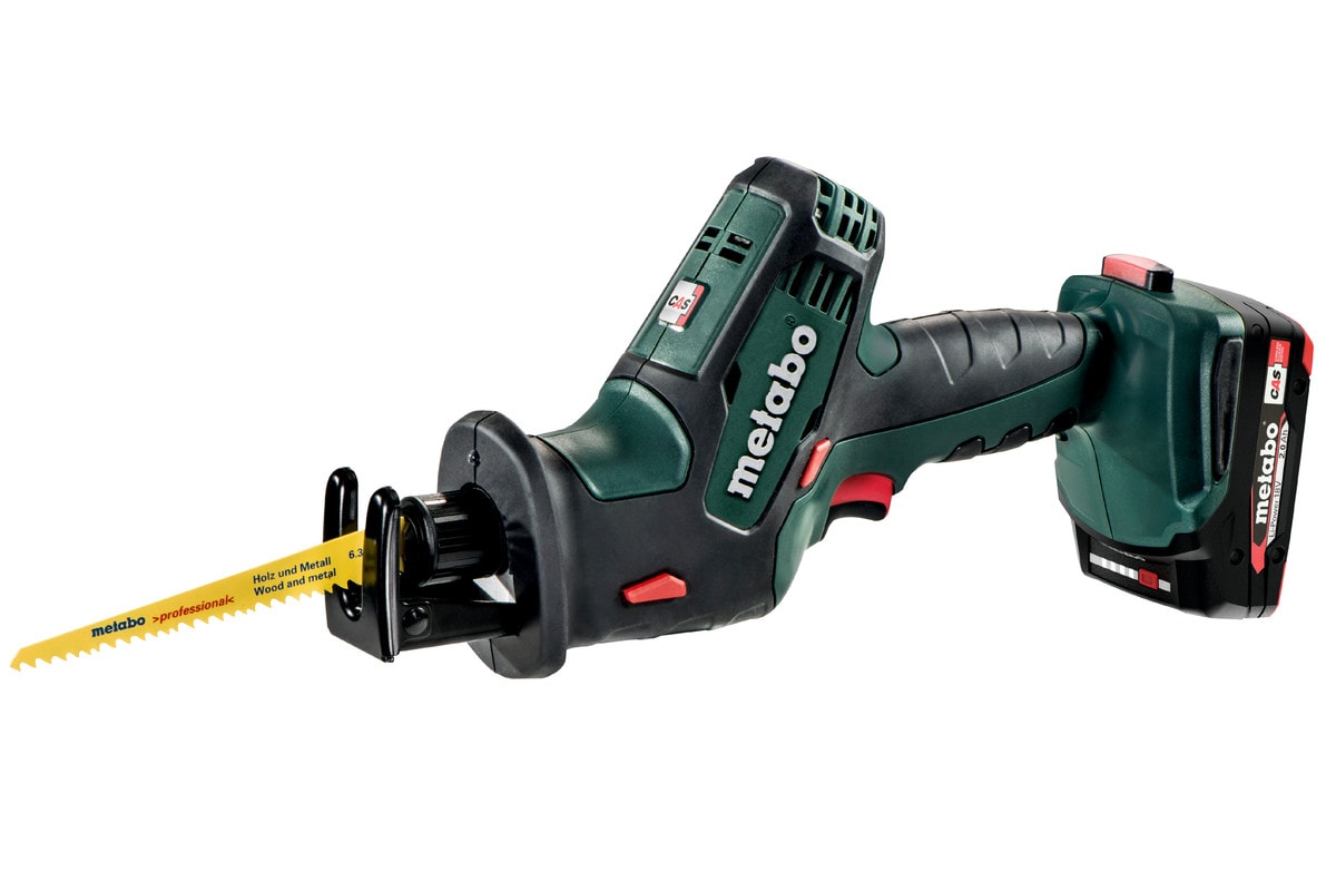 Metabo Tigersåg SSE 18 LTX Compact med 2x2Ah batterier & laddare