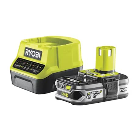 Ryobi RC18120-125 2,5Ah Lithium + batteri och laddare.
