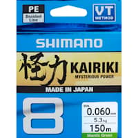 Shimano Line Kairiki 8 150m 0.10mm 6.5kg M Green
