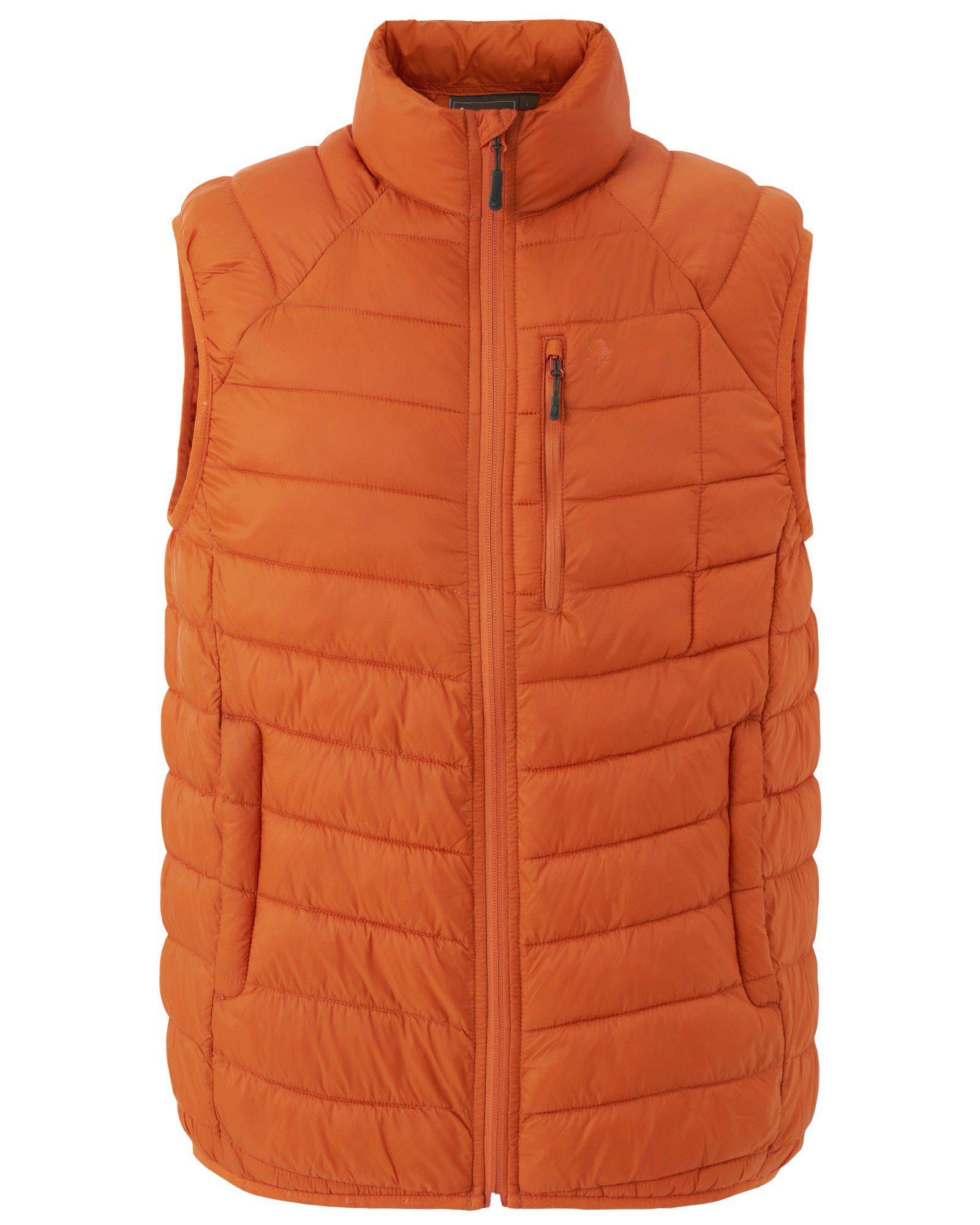 Pinewood Abisko Insulation Väst Herr Burned Orange 3XL