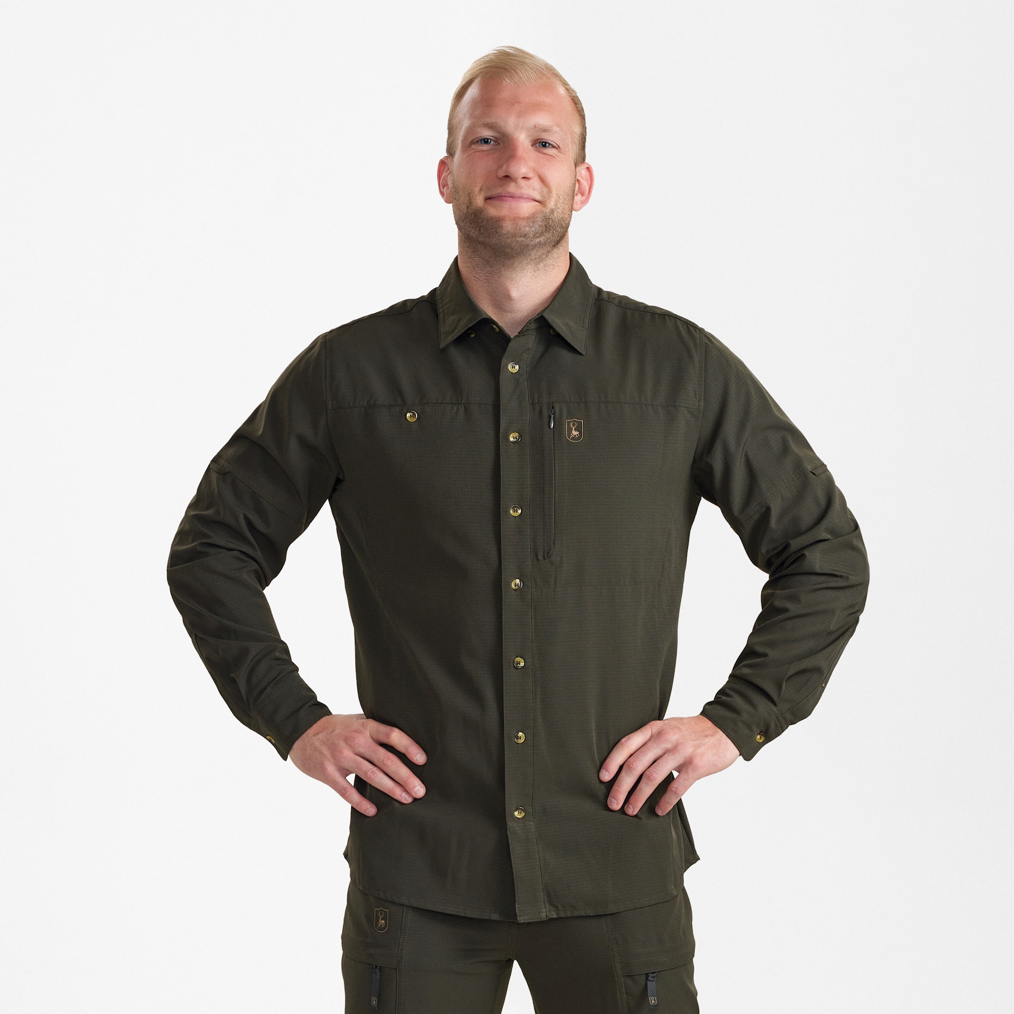 Deerhunter Canopy Shirt Forest Green 43/44
