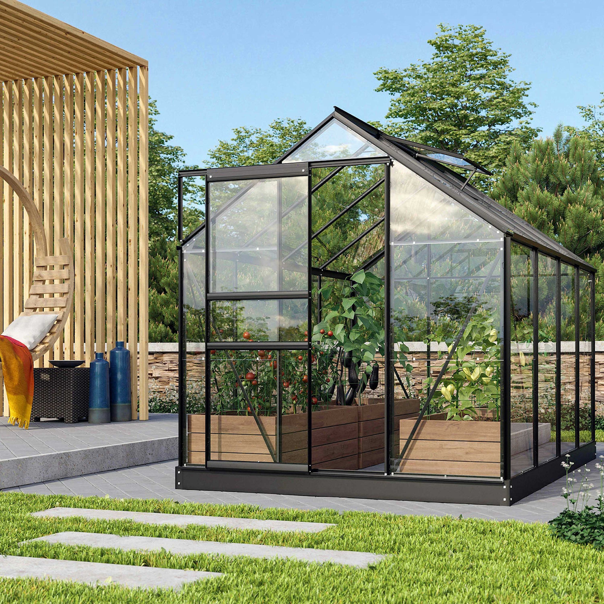 Vitavia Venus 5000 Växthus Glas - 5 m2