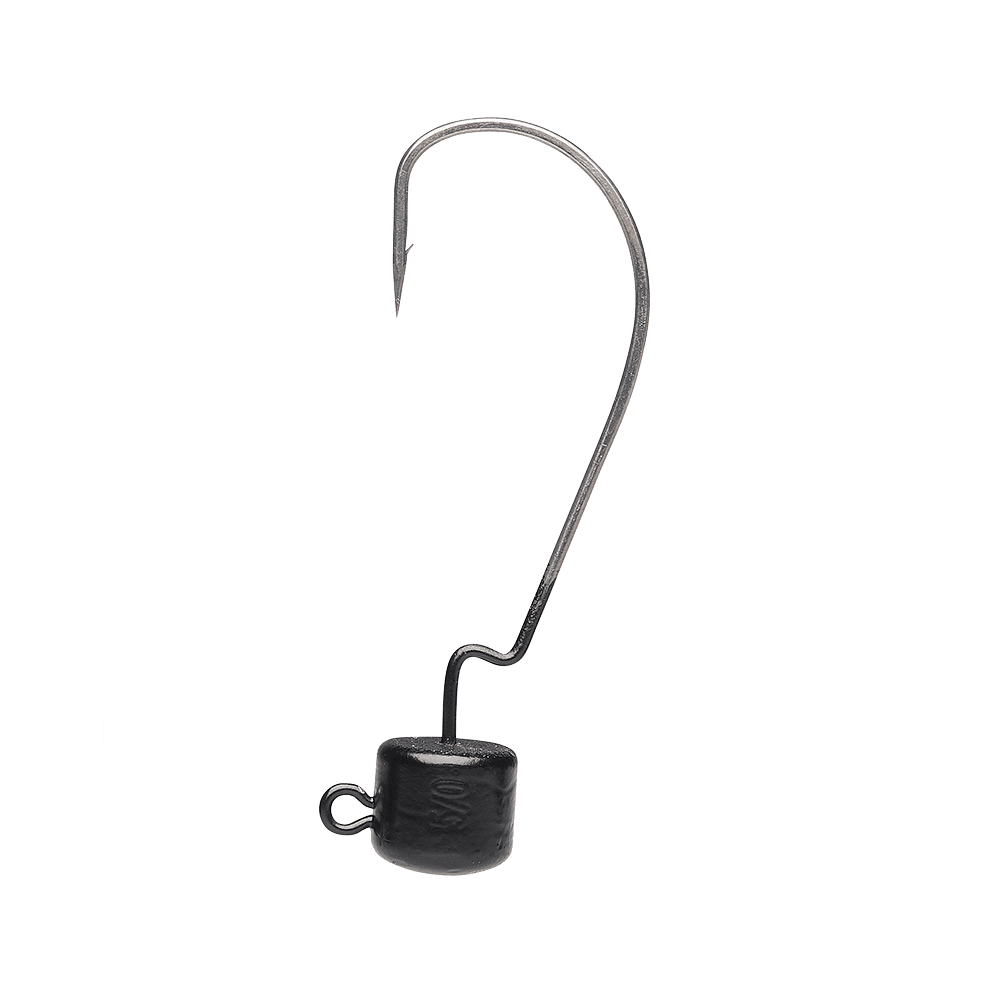 Ned EWG Jighead Matt Black Jigipäät 3 kpl/pakk.