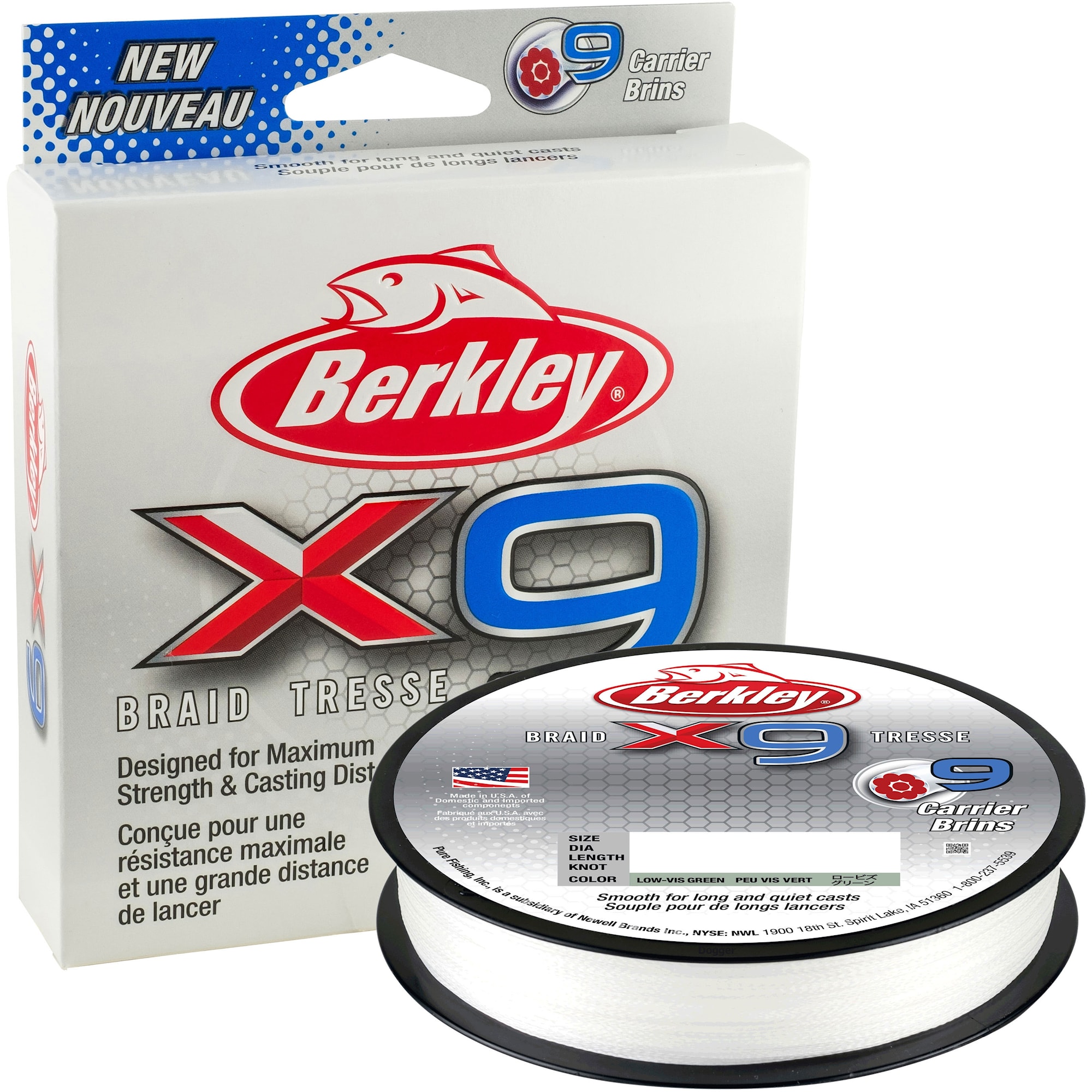 Berkley X9 0,20 mm 150 m Crystal -