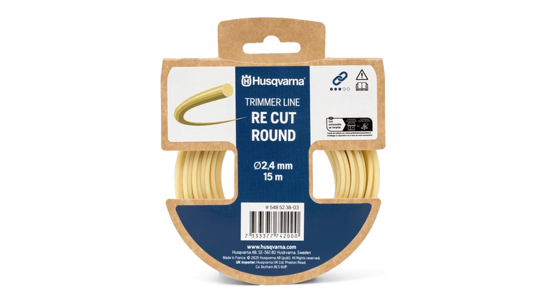 Husqvarna ReCut Ø2,4 mm 15 m Trimmerfaden