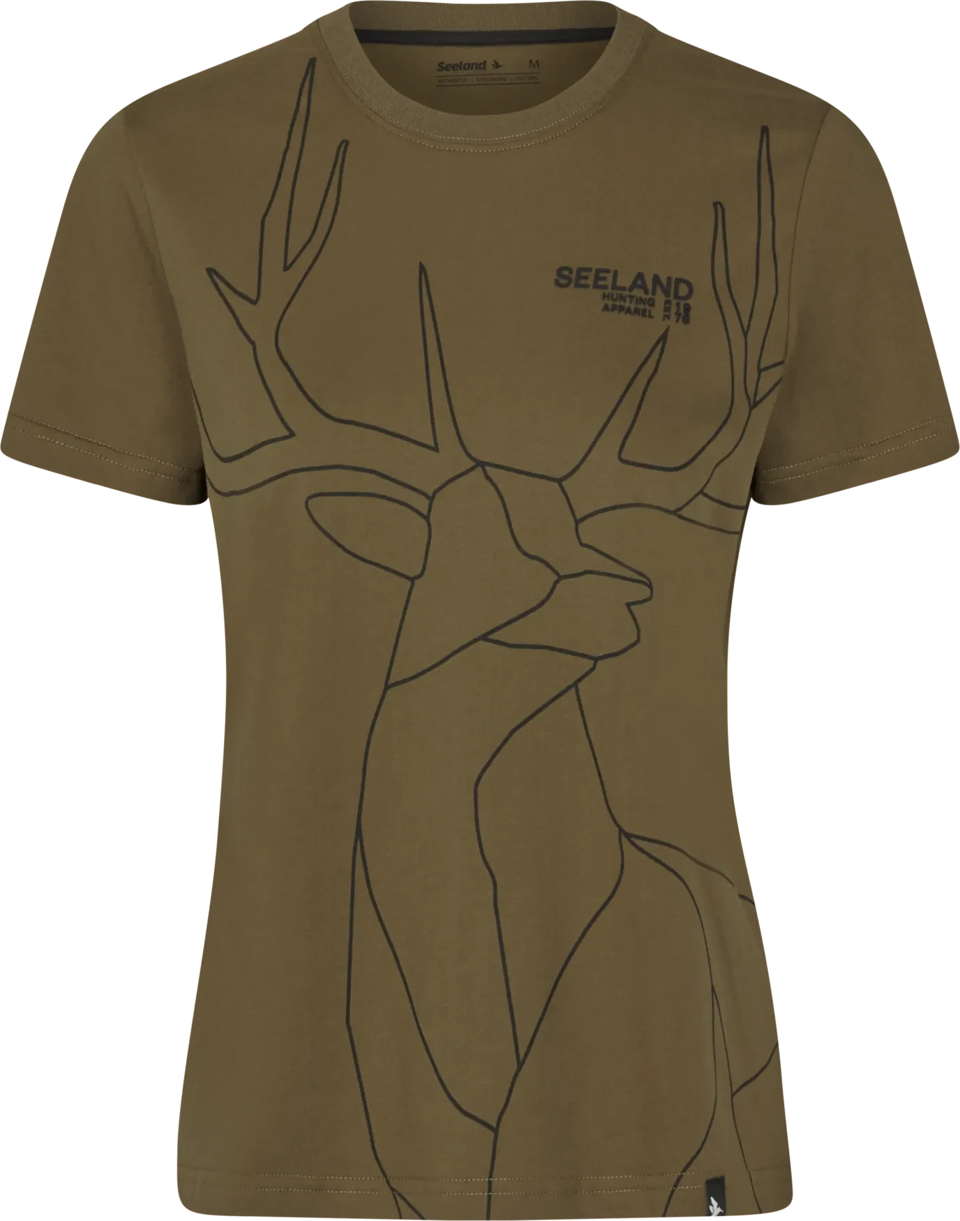 Seeland Hirsch Online T-Shirt Dame Military Olive