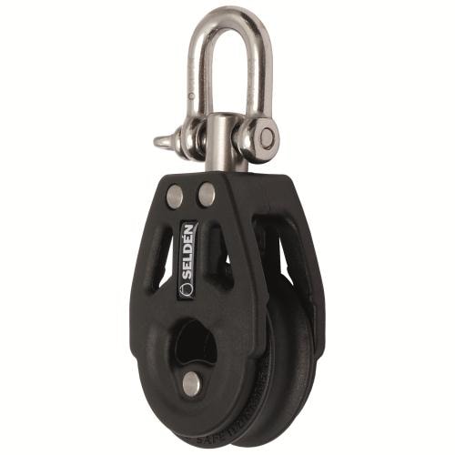 Selden Block Enkelt 8mm Svirv.Kull.