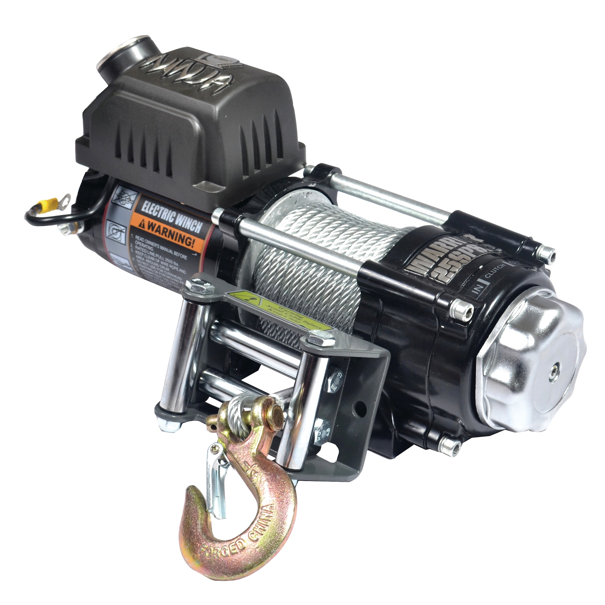 Warrior Winches Vinsj Ninja 2500 lb 12V stålvaier