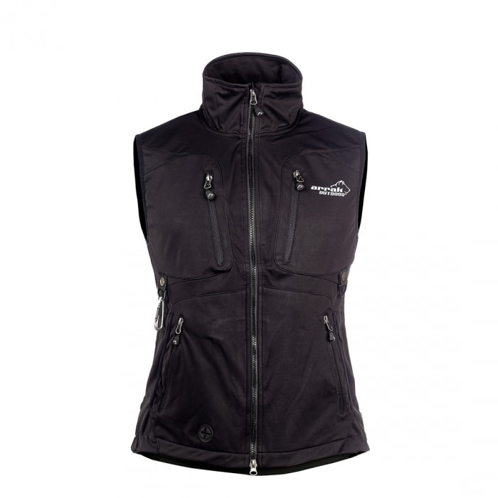 Arrak Softshellvest Acadia W Svart XXL -