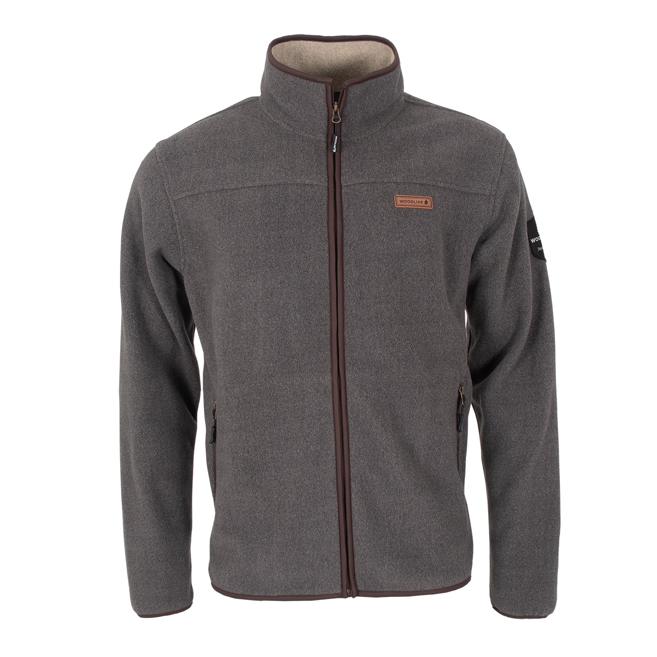 Woodline Bolmen Fleecetröja Herr Grå