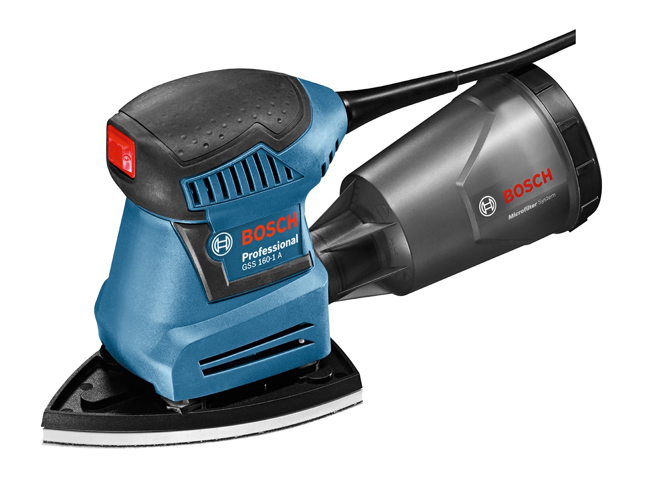 Bosch GSS 160 rystepudser, 180 watt, L-Boxx