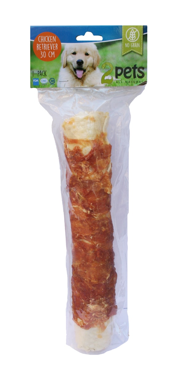 2Pets Retrievertugg m Kycklingfile 30cm ca 300-310g