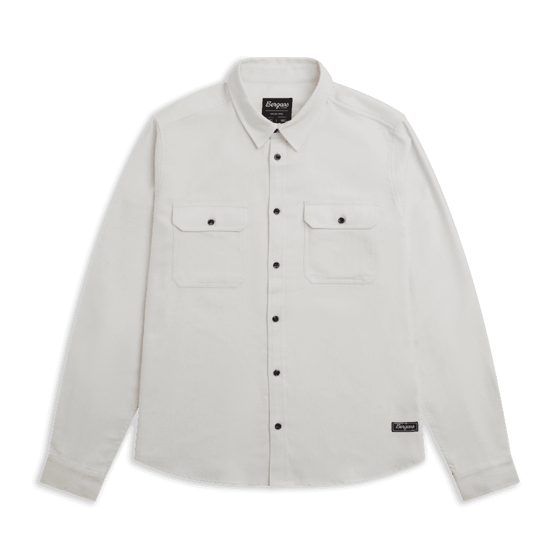 Bergans Nordmarka Flannel Shirt Men Arctic White