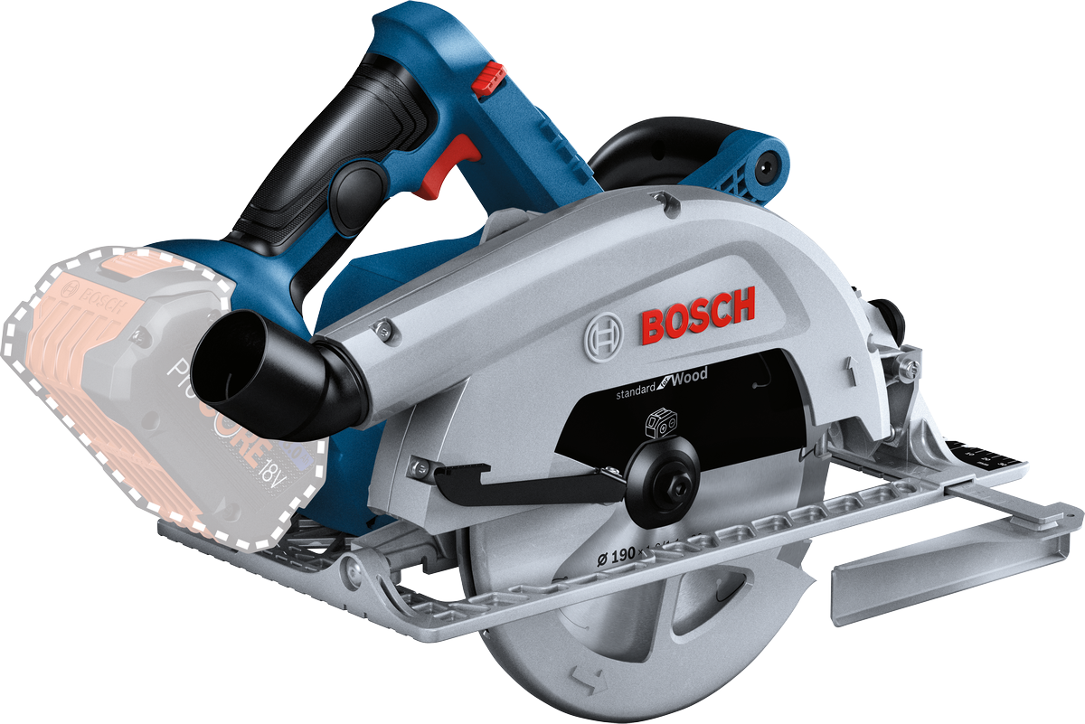 Bosch Cirkelsåg GKS 18V-68 utan batteri och laddare