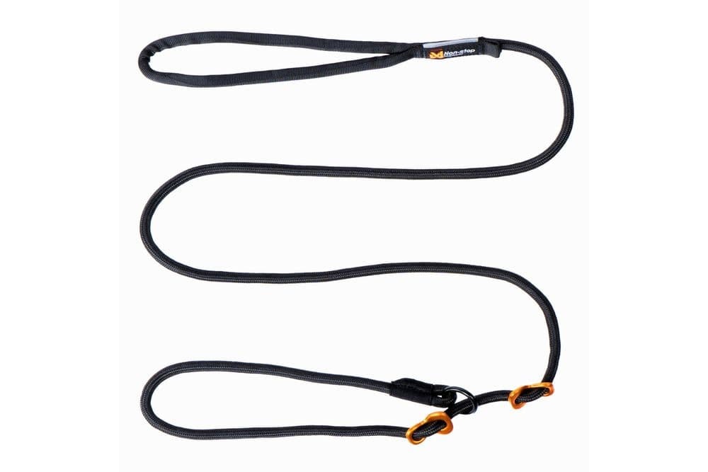 Retriever leash, unisex, black, 1.6m/8mm, single -
