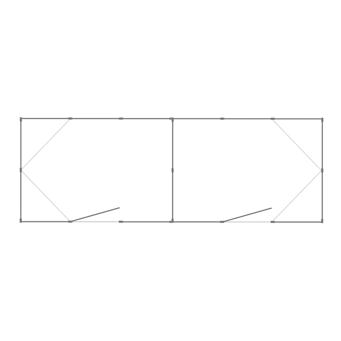 Komplett Hundgård Dubbel 18 m²