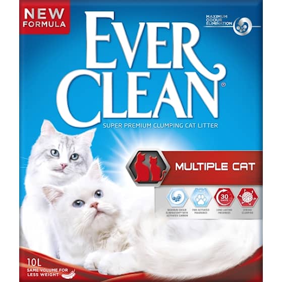 Ever Clean Multiple Cat kattegrus 10 liter