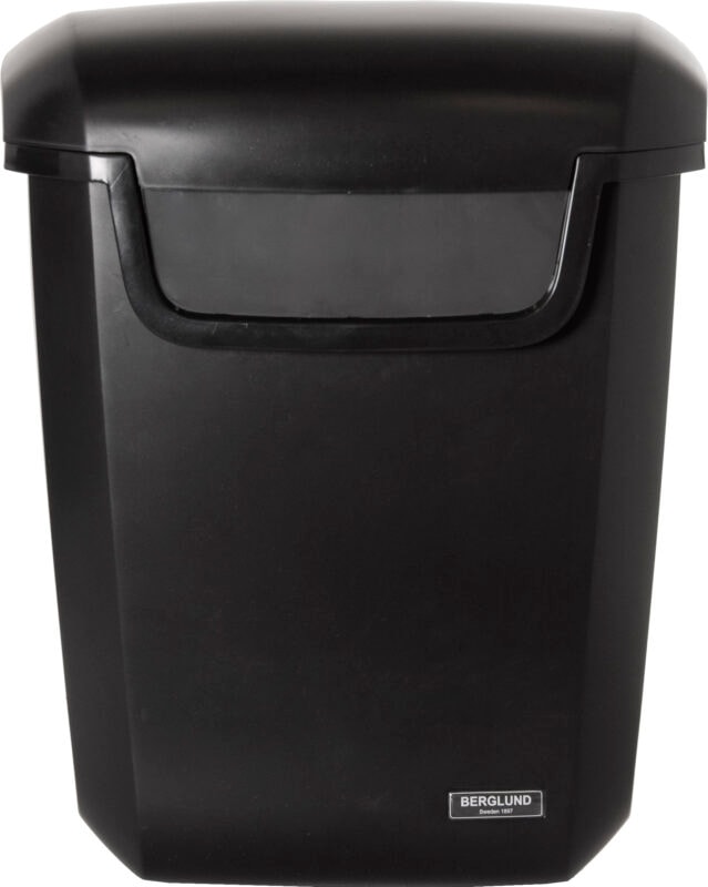 Postfach S90 aus schwarzem Kunststoff.