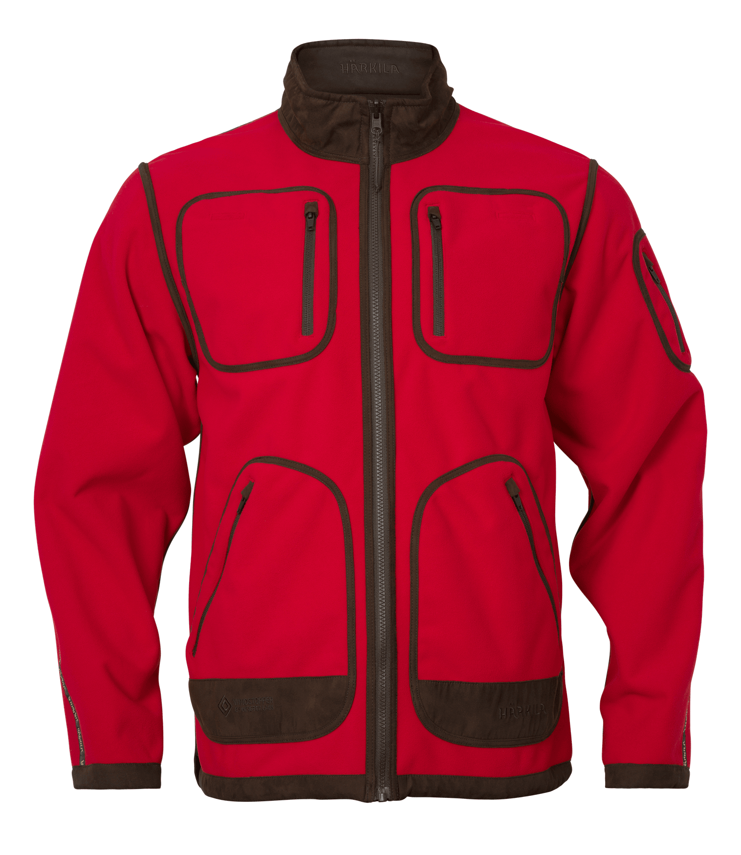 Härkila Kamko Regal rev. Fleece sweater Men Red/Brown