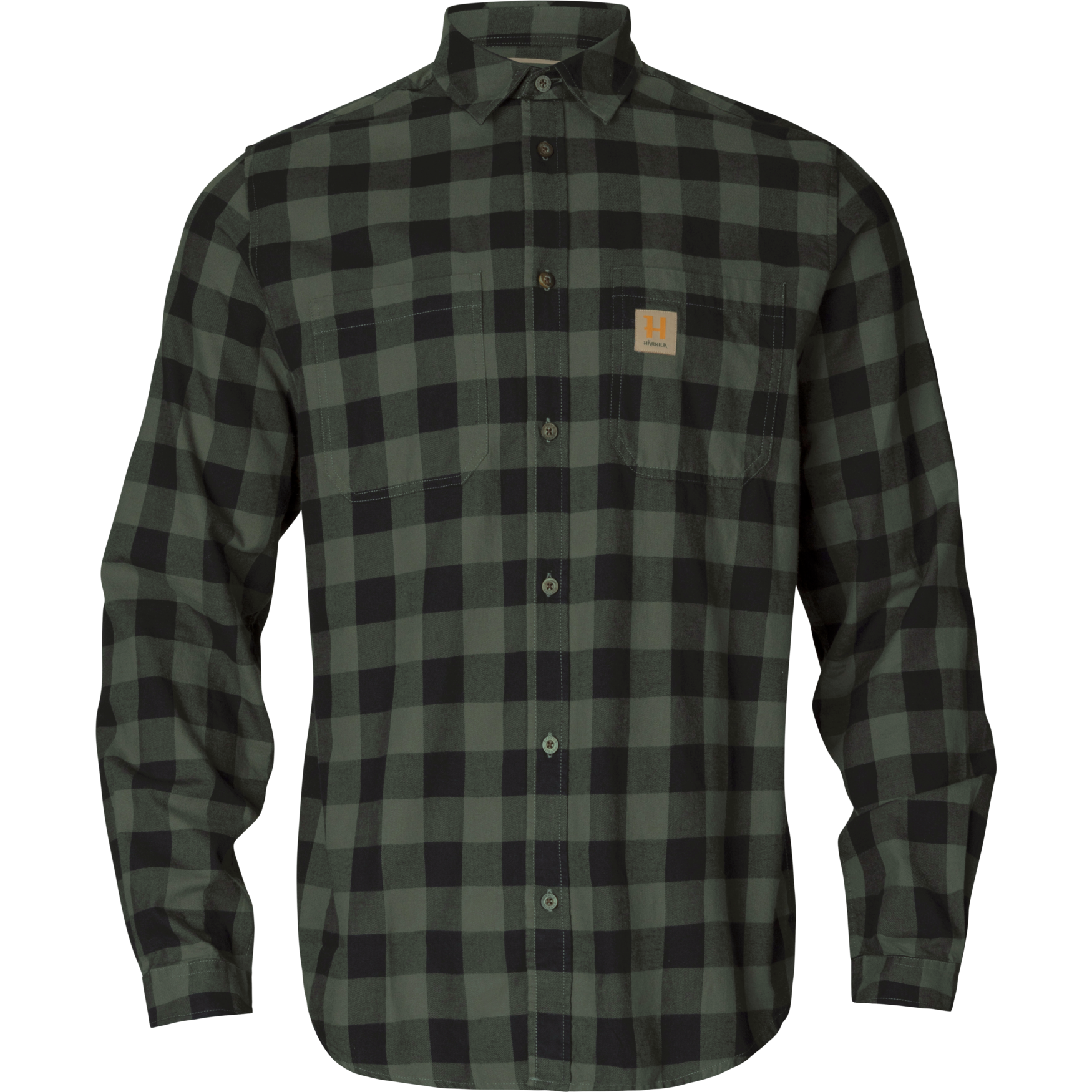 Härkila Scandinavian L/S skjorte herre grønn rutete