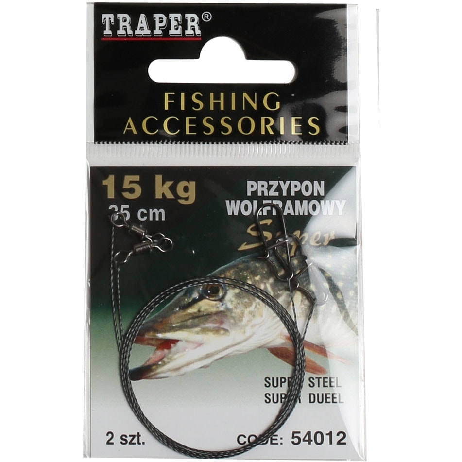 Wolfram Leader Super 35 cm 15 kg 2-pack -