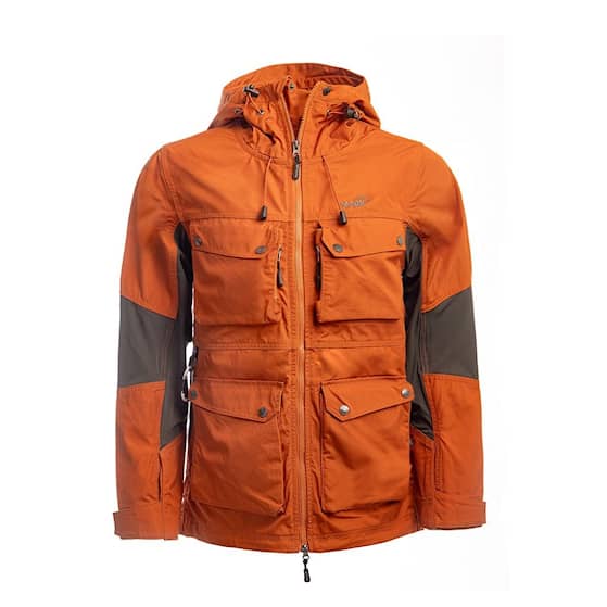Arrak Outdoor Hybrid Jacket Men Burnt orange