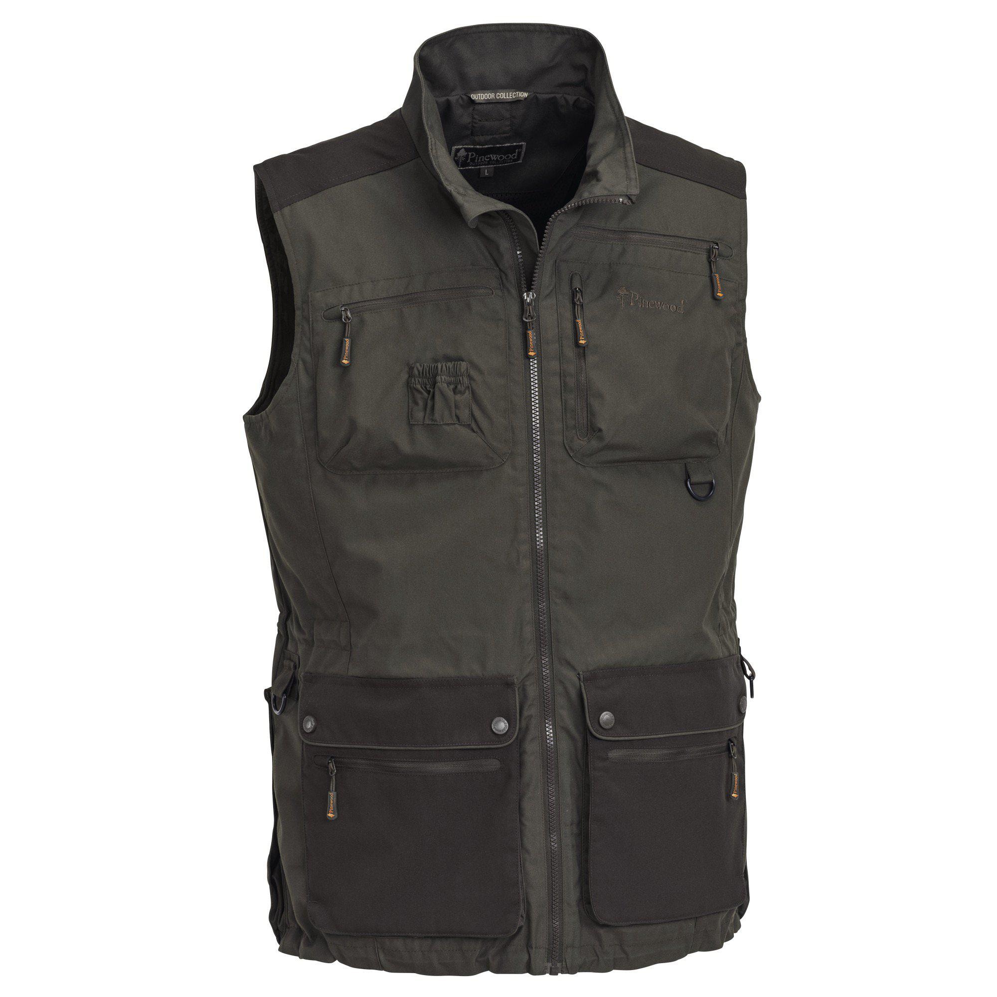 Pinewood Dog Sports Väst Herr Dark Olive/Suede Brown XL