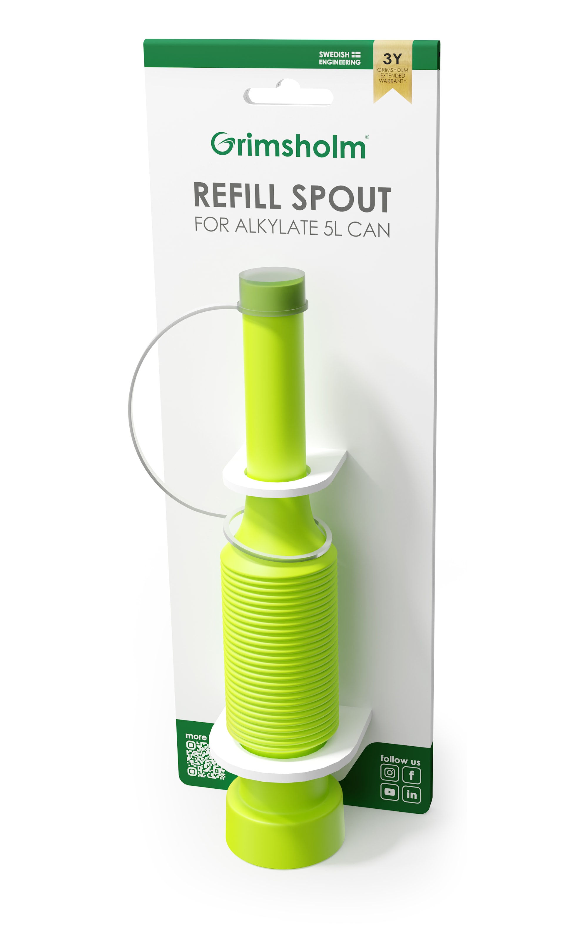 Grimsholm Hällpip för alkylatbensin 5L-dunk