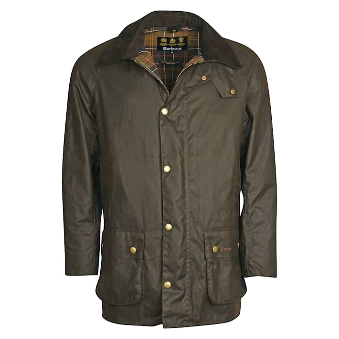 Barbour Beausby Wax Jacket Olive Herre