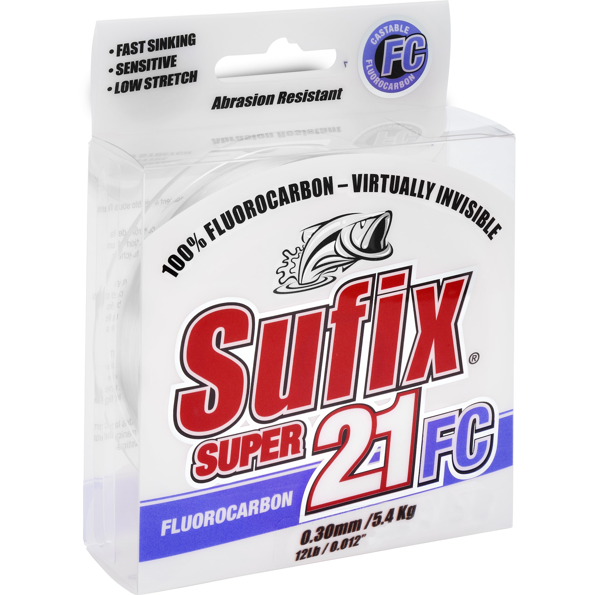 REA/Black Friday Sufix Super 21 Fluorocarbon 0,25 mm 50 m Clear